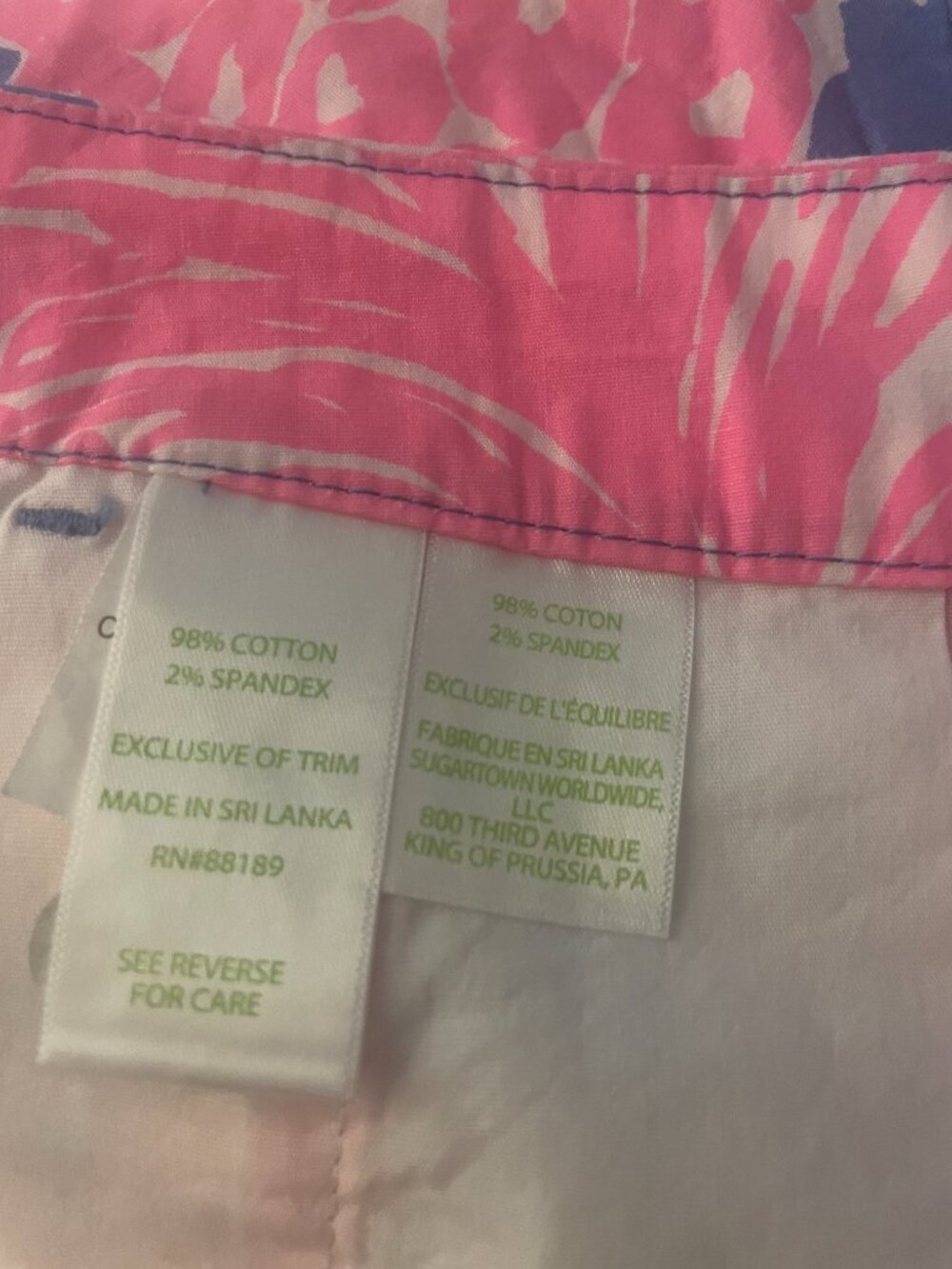 Lilly Pulitzer Pineapple Print Scallop Hem Shorts – Size 6 - Picture 4 of 4